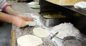 Chiusura pizza farcita