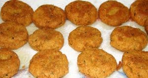 procedimento ricetta Falafel con hummus cotti 5