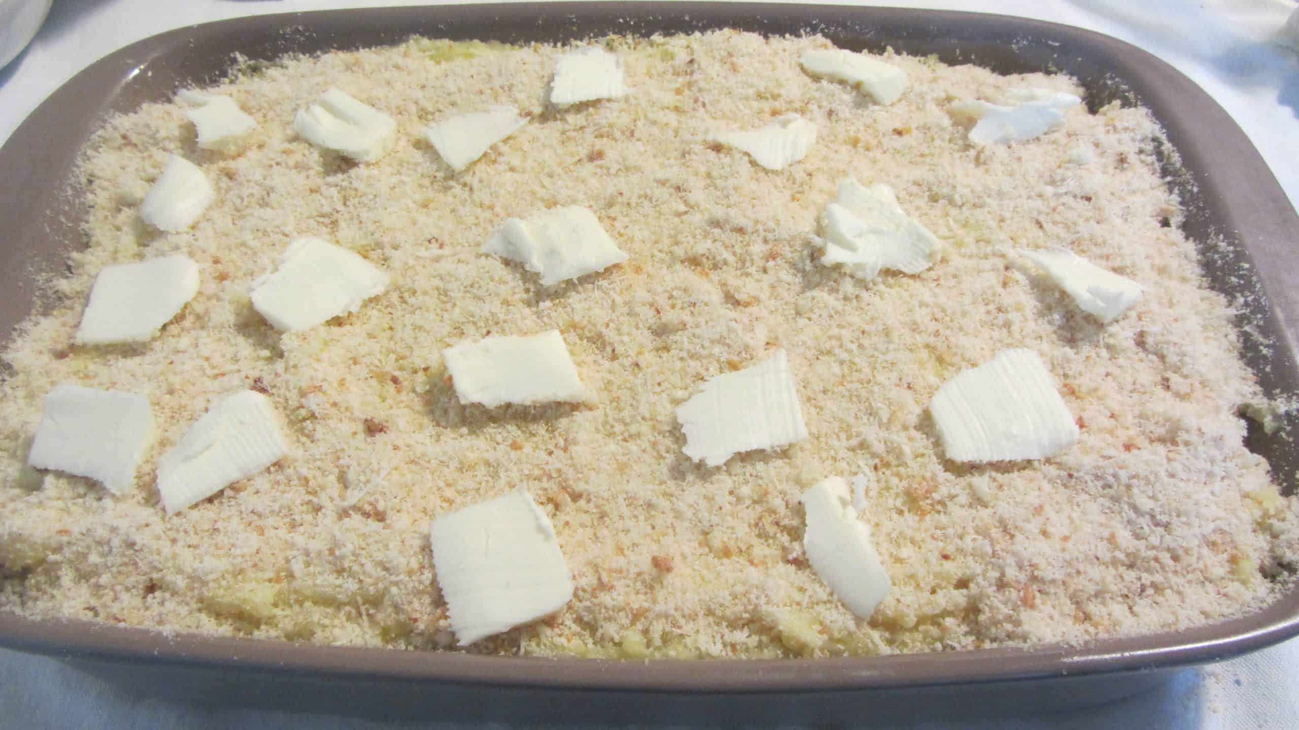 Gattò di patate pronto per la cuttura