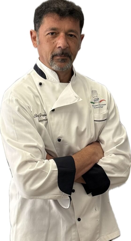 “Chef Ciro Cristian Panzella, autore di Ricette Gourmet”.