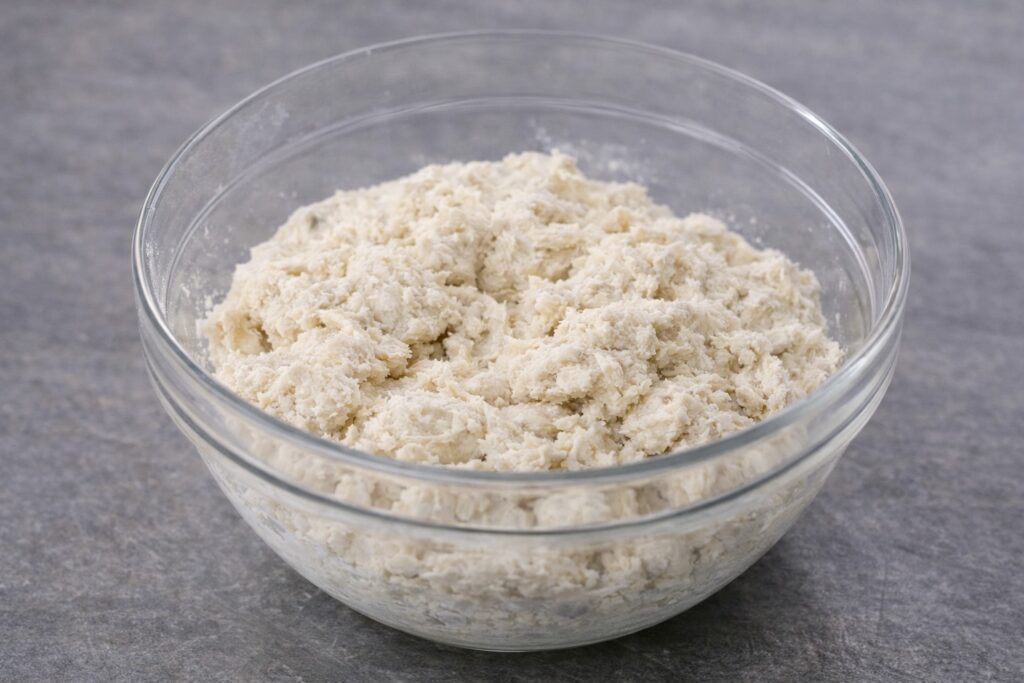 Biga pronta per la preparazione delle rosette, pre-impasto solido usato negli impasti lievitati